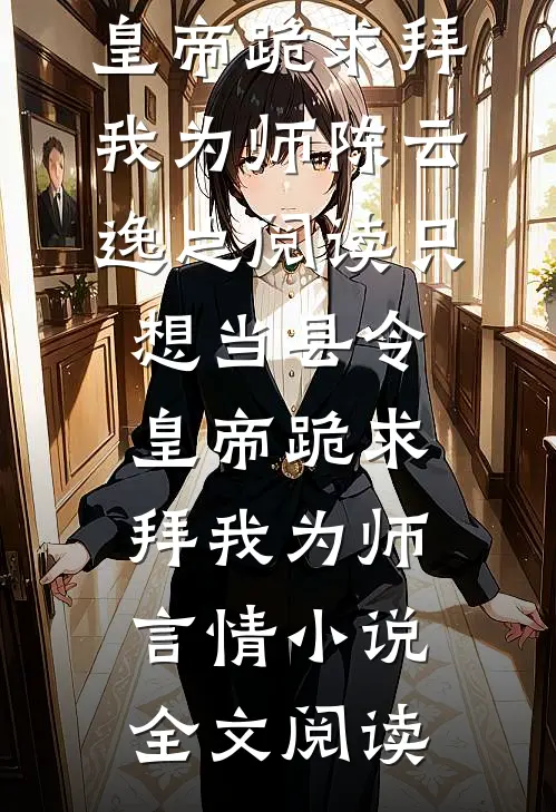 只想当县令，皇帝跪求拜我为师陈云逸之阅读_只想当县令，皇帝跪求拜我为师言情小说全文阅读