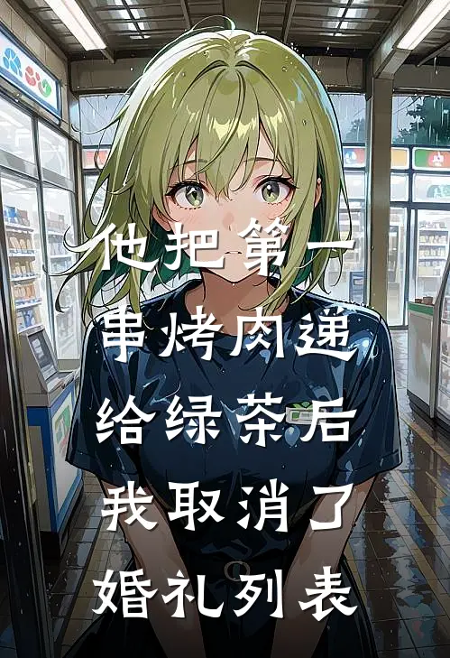 他把第一串烤肉递给绿茶后，我取消了婚礼列表
