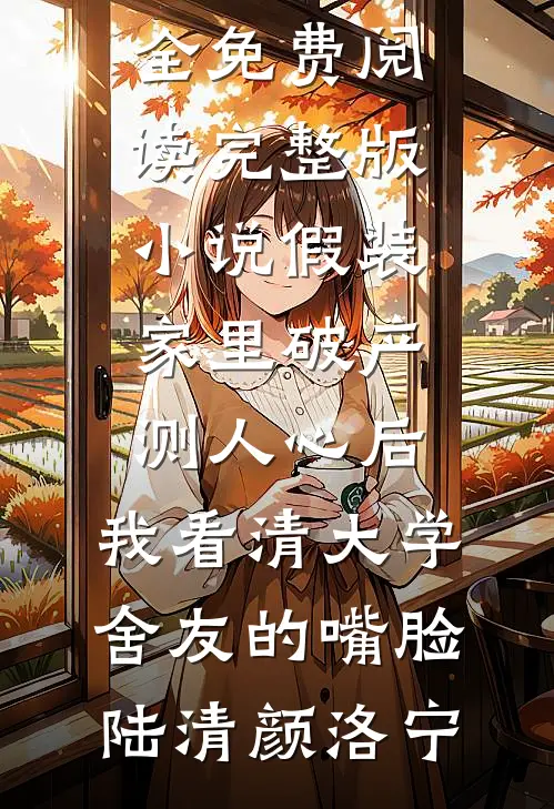 假装家里破产测人心后，我看清大学舍友的嘴脸(陆清颜洛宁)完本小说大全_免费阅读完整版小说假装家里破产测人心后，我看清大学舍友的嘴脸陆清颜洛宁