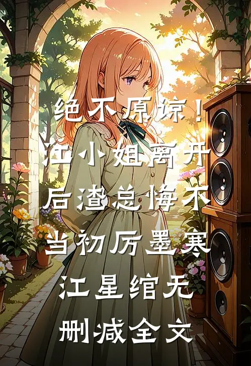 绝不原谅！江小姐离开后，渣总悔不当初厉墨寒江星绾无删减全文