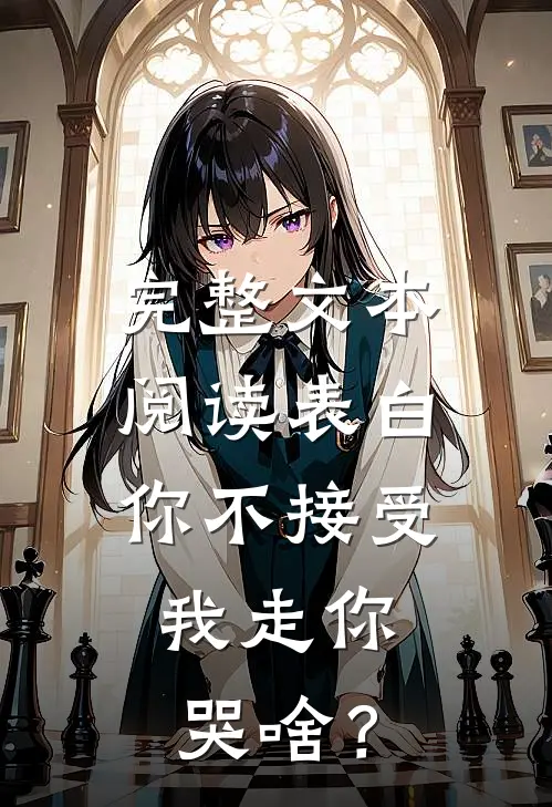 完整文本阅读表白你不接受，我走你哭啥？