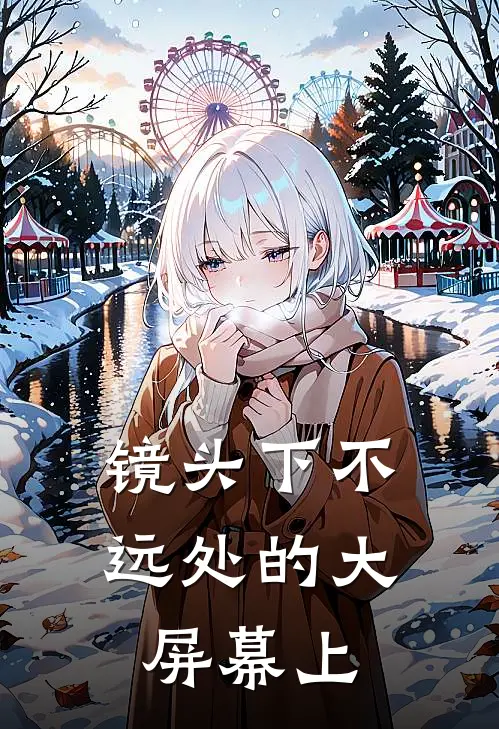 镜头下不远处的大屏幕上