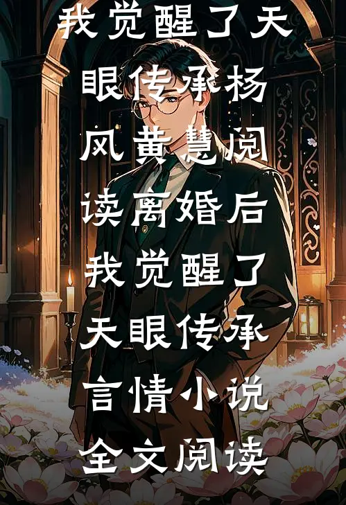 离婚后，我觉醒了天眼传承杨风黄慧阅读_离婚后，我觉醒了天眼传承言情小说全文阅读
